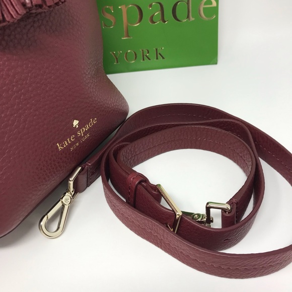 Kate spade Vanessa bucket bag sienna NWT tassel - Picture 3 of 5